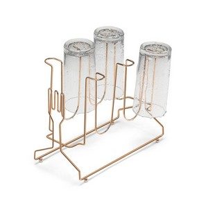 ARTHI - PORTA COPOS CROMADO DE paREDE 12 COPOS