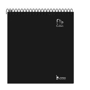 CADERNO 10X1 ESPIR C.FLIP 160F NEUTRO (45470)