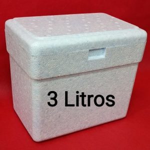 CAIXA DE ISOPOR   03 LTS 229X140X182 COMpaRALARG/ALT em Extrema MG