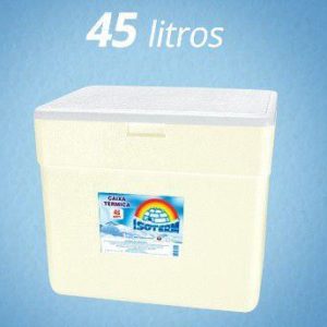 CAIXA DE ISOPOR   45 LTS 462X370X413 COMpaRALARG/ALT em Extrema MG