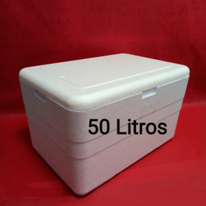 CAIXA DE ISOPOR   50 LTS 618X414X359 COMpaRALARG/ALT em Extrema MG