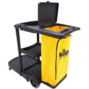 CARRO FUNCIONAL PRETO ALTA CApaC. (COM TAMPA E BOLSA AMARELA) em Extrema MG