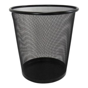 CATUAI - LIXEIRA TELADA PRETA 25,5X26,5CM