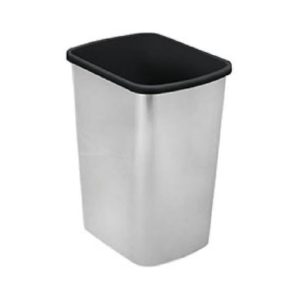 CESTO PARA LIXO 10 LTS PLÁSTICO (TIPO INOX) em Extrema MG