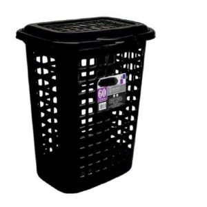 CESTO PARA ROUPA TELADO QUADRAD PRT 60 LTS  COM TAMPA em Extrema MG
