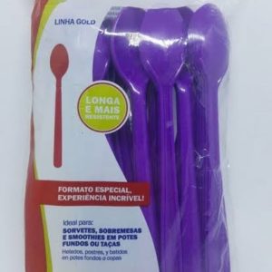COLHER DESC LONGA RX 18CM STRAWPLAST (PCT COM50) (CX COM10)