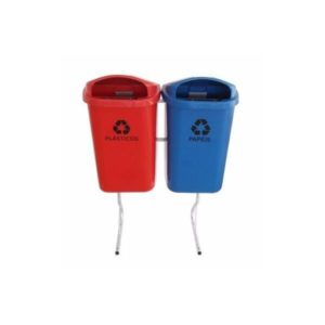 CONJUNTO PARA COLETA SELETIVA DE 40L COM 02 CESTOS em Extrema MG