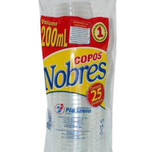 COPO CRISTAL PLASZON NOBRE 200 ML (PCT COM 25)