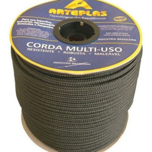 CORDA SEDA 08 PRETA 08MM (METRO) (RL COM240)