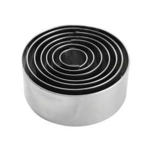 CORTADOR DE MASSA INOX *REDONDO   (JOGO 7 PECAS) em Extrema MG