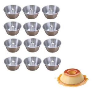 FORMA *ALUMÍNIO MINI PUDIM N°02 7,7X4,6X2,7 (PCT COM12)