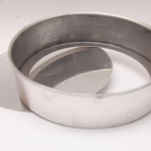 FORMA *ALUMÍNIO PARA BOLO FUNDO FALSO ALTA (10) N°22