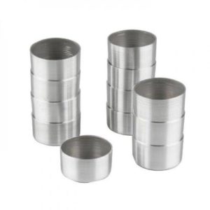 FORMA *ALUMÍNIO PÃO DE MEL ALTA N°01 5,5X2,8 (PCT COM12)