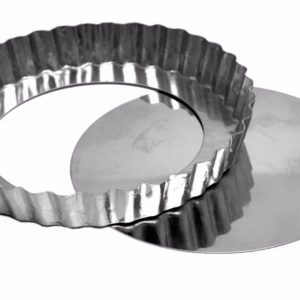 FORMA *ALUMÍNIO TORTA CRESPA FUNDO FALSO N°30