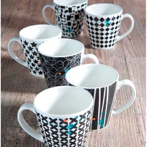 GIGAFORT - CANECA PORCELANA 300ML DECOR SORT