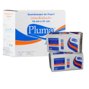 GUARDANAPO INTERF F SIMPLES 10X20CM PLUMA (CX COM6000) em Extrema MG