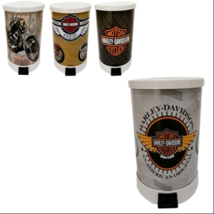 LIXEIRA DE METAL COM PEDAL MOTOS em Extrema MG