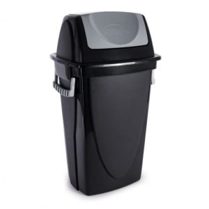 CESTO PARA LIXO COM TAMPA BASC ECOB 058 LTS  PR em Extrema MG