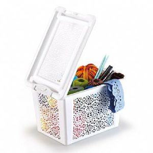 MONTE LIBANO - CAIXA MANDALA COM TRAVAS 8,5L BRANCA em Extrema MG