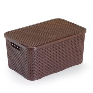 MONTE LIBANO - CAIXA RATTAN MARROM 15LTS em Extrema MG