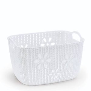 MONTE LIBANO - CESTA FLORAL BRANCA 3,7LTS em Extrema MG