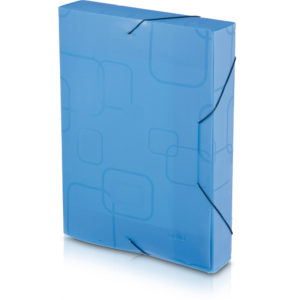 PASTA COM ABA PLÁSTICO 4CM AZUL DELLO em Extrema MG