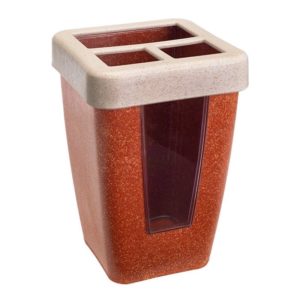 PORTA ESCOVA TERRAÇOTA 12CM em Extrema MG