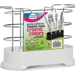 PORTA TALHERES MESTRE CUCA CROMO em Extrema MG