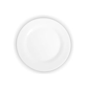 PRATO VIDRO BR RASO 24CM REFEI  OPALINE em Extrema MG