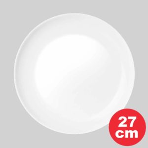 PRATO VIDRO BR RETA 27CM KILO   OPALINE em Extrema MG