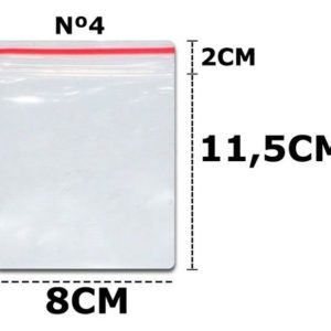 SAKKO ZIP N.04 08.5X12.0 (PCT COM100) REF:6057 em Extrema MG