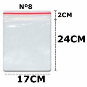 SAKKO ZIP N.08 17.0X24.0 (PCT COM100) REF:6062 em Extrema MG