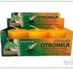 SENALÂNDIA - VELA DE CITRONELA 175GRS (CX COM03)