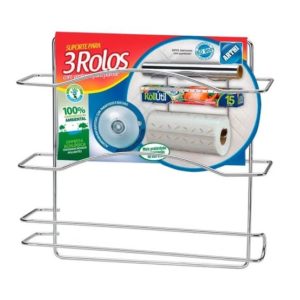 SUPORTE PARA ROLO COM VENTOSA