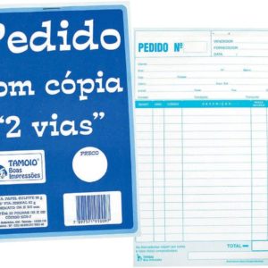 TALÃO TAMOIO PARA PEDIDO 2V 108X155 REF:1007 25X2 em Extrema MG