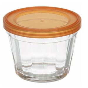 TIGELA DE VIDRO AMERICANO 150ML COM TAMPA em Extrema MG