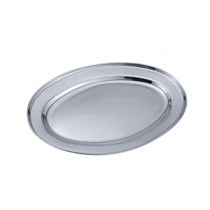 TRAVESSA RASA OVAL INOX 25CM INOX em Extrema MG