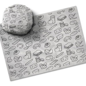 papel para lanche impresso